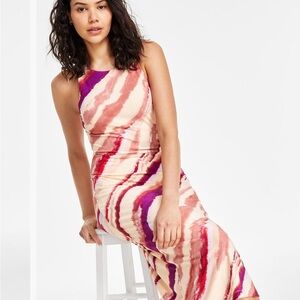 RACHEL Roy Womens Printed Sleeveless Dress Pink Purple 196498780125 Size 6